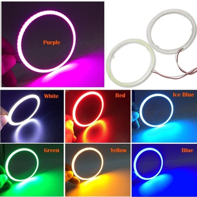 Antinebbia BLU ROSSA ambientale 12-18V delle luci 100MM dell'automobile di Angel Eyes LED della pannocchia