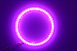 Antinebbia BLU ROSSA ambientale 12-18V delle luci 100MM dell'automobile di Angel Eyes LED della pannocchia