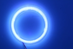 Antinebbia BLU ROSSA ambientale 12-18V delle luci 100MM dell'automobile di Angel Eyes LED della pannocchia