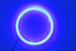 Antinebbia BLU ROSSA ambientale 12-18V delle luci 100MM dell'automobile di Angel Eyes LED della pannocchia