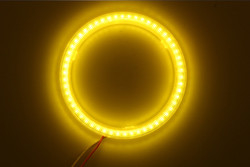 Antinebbia BLU ROSSA ambientale 12-18V delle luci 100MM dell'automobile di Angel Eyes LED della pannocchia