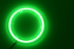 Antinebbia BLU ROSSA ambientale 12-18V delle luci 100MM dell'automobile di Angel Eyes LED della pannocchia