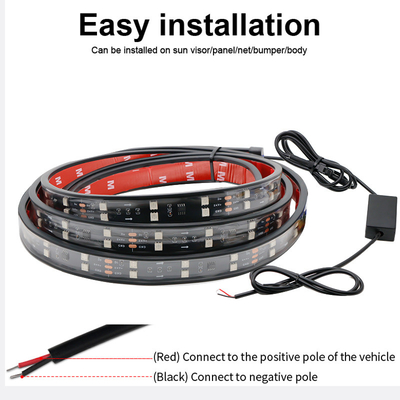 12V 2W Automotive LED Lampade di alluminio proiettore di auto LED Tube Strip