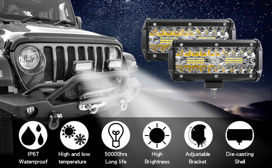Lumi a LED ad alta potenza da 200 W IP68 Materiale in lega di alluminio impermeabile