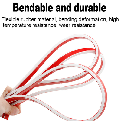 12V DIY Car Hood Flessibile LED Strip Light Bianco Diurno Lampade da corsa Decorazione retroilluminazione Lunga auto atmosfera Lampada