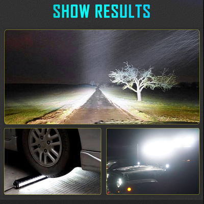 Barra di luce a doppia fila LED per auto 200W - 1000W Profilo in alluminio
