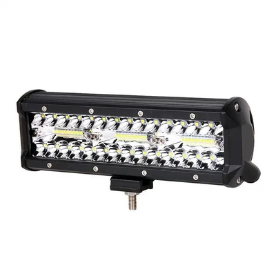 9 pollici 180W doppia fila LED Light Bar Bianco / Ambrato Per Autovetture Offroad