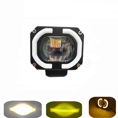 4x4 Offroad Lampada di lavoro a LED Faretti Nebbia Guida luce 12-80V 4 pollici 30W doppi colori
