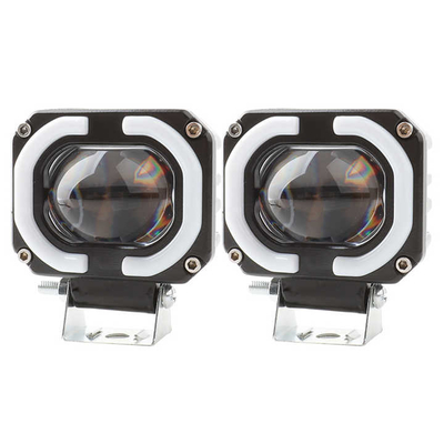 4x4 Offroad Lampada di lavoro a LED Faretti Nebbia Guida luce 12-80V 4 pollici 30W doppi colori
