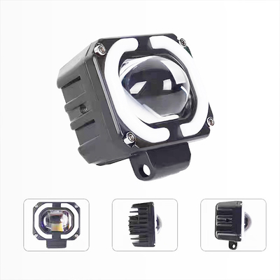 4x4 Offroad Lampada di lavoro a LED Faretti Nebbia Guida luce 12-80V 4 pollici 30W doppi colori
