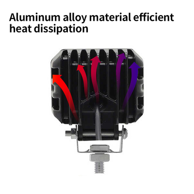 4x4 Offroad Lampada di lavoro a LED Faretti Nebbia Guida luce 12-80V 4 pollici 30W doppi colori