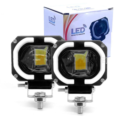 4x4 Offroad Lampada di lavoro a LED Faretti Nebbia Guida luce 12-80V 4 pollici 30W doppi colori