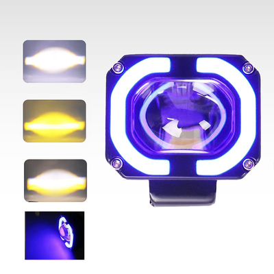 4x4 Offroad Lampada di lavoro a LED Faretti Nebbia Guida luce 12-80V 4 pollici 30W doppi colori