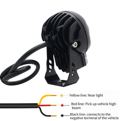 3 pollici 40w Motore Cranio Faretti Spotlight Esterno LED Mini Guida Luce doppio colore