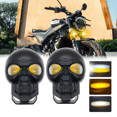 3 pollici 40w Motore Cranio Faretti Spotlight Esterno LED Mini Guida Luce doppio colore