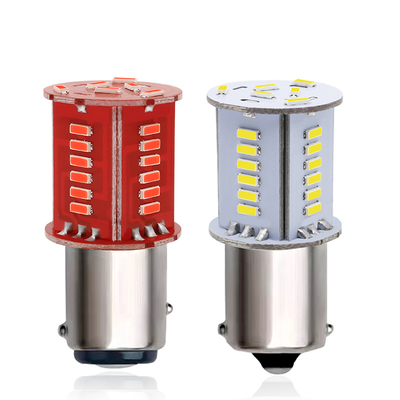 Segnali di svolta LED per autoveicoli personalizzabili 3014 30SMD S25 1156 BA15S BAU15S BAY15D Lampada posteriore