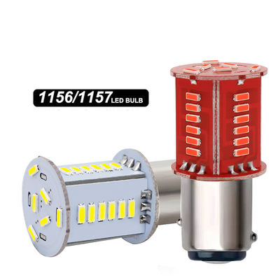 Segnali di svolta LED per autoveicoli personalizzabili 3014 30SMD S25 1156 BA15S BAU15S BAY15D Lampada posteriore