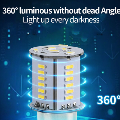 Segnali di svolta LED per autoveicoli personalizzabili 3014 30SMD S25 1156 BA15S BAU15S BAY15D Lampada posteriore