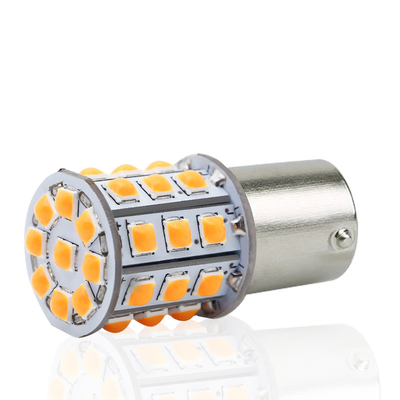 Segnali di svolta LED bianchi di lunga durata per auto 12V Corpo in lega di alluminio Bianco Giallo Rosso 3030 33SMD