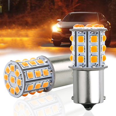 Segnali di svolta LED bianchi di lunga durata per auto 12V Corpo in lega di alluminio Bianco Giallo Rosso 3030 33SMD