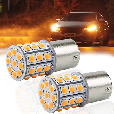 Segnali di svolta LED bianchi di lunga durata per auto 12V Corpo in lega di alluminio Bianco Giallo Rosso 3030 33SMD