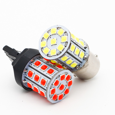 Segnali di svolta LED bianchi di lunga durata per auto 12V Corpo in lega di alluminio Bianco Giallo Rosso 3030 33SMD