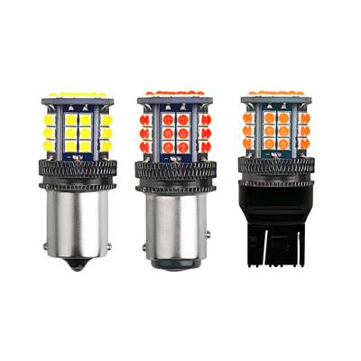 Indicatori di svolta LED in lega di alluminio 3030 39 SMD 12v 1156 BA15S 1157 BAY15D T20 T25 Segnale di svolta auto