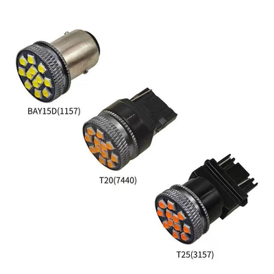 1156 LED Brake Turn Indicators Soluzione definitiva per la funzione di segnale di svolta Lampada LED 1156 W21/5W 1157 BAY15D P21/5W LED