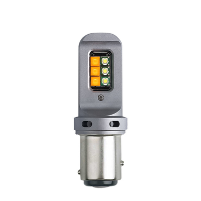 Lampade di segnale di marcia a LED da 5W di lunga durata con 1156 lampadine LED universali da 12 smd 1156 P21W BA15S PY21W 3157 7443 Canbus