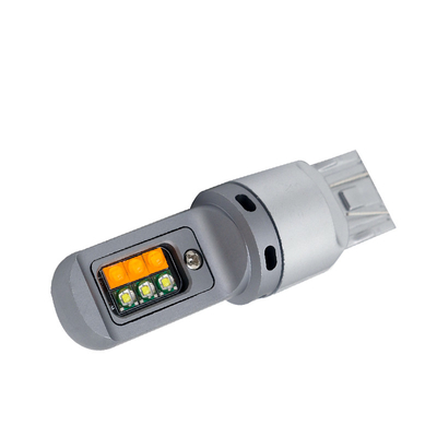 Lampade di segnale di marcia a LED da 5W di lunga durata con 1156 lampadine LED universali da 12 smd 1156 P21W BA15S PY21W 3157 7443 Canbus