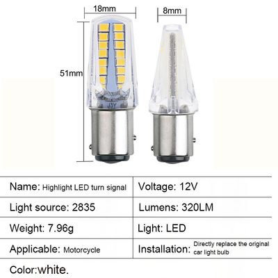 1157 32SMD Ambrato LED Brake Turn Signal Lampade LED Bulb Coda auto Stop Turn Signal Reversing Per Motocicletta