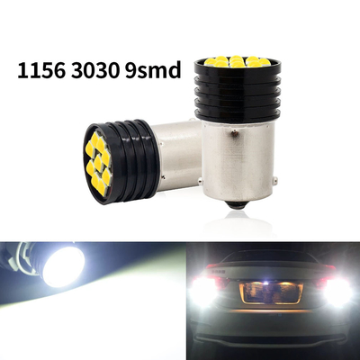 1157 BAY15D LED P21/5W 1156 BA15S P21W Lampade a LED 9 SMD 3030 R5W R10W Car Reverse Light Brake Tail Lamp