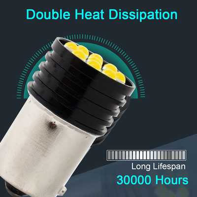 1157 BAY15D LED P21/5W 1156 BA15S P21W Lampade a LED 9 SMD 3030 R5W R10W Car Reverse Light Brake Tail Lamp