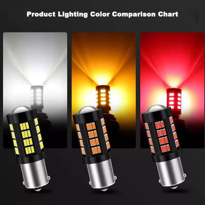 1157 1156 4014 66 SMD LED Brake Light Auto Invertire lampadine LED interni Auto Canbus