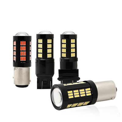 1157 1156 4014 66 SMD LED Brake Light Auto Invertire lampadine LED interni Auto Canbus