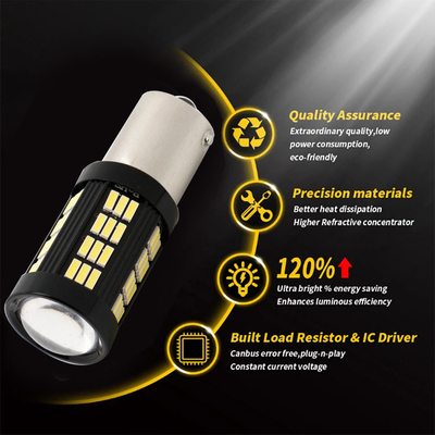 1157 1156 4014 66 SMD LED Brake Light Auto Invertire lampadine LED interni Auto Canbus