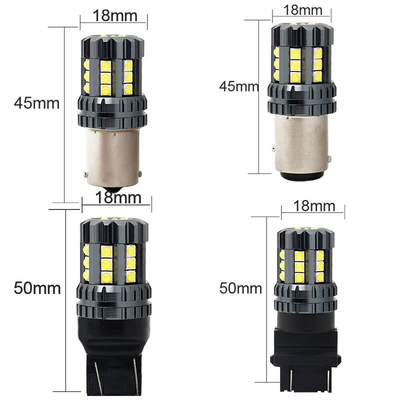 Bianco LED Car Turn Signal Lights Auto 12V 24V 2835 45SMD 1156 1157 T25 3156 3157 T20 7440 7443 Canbus Lampade auto Led