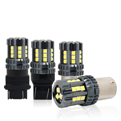 Bianco LED Car Turn Signal Lights Auto 12V 24V 2835 45SMD 1156 1157 T25 3156 3157 T20 7440 7443 Canbus Lampade auto Led
