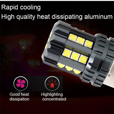 Bianco LED Car Turn Signal Lights Auto 12V 24V 2835 45SMD 1156 1157 T25 3156 3157 T20 7440 7443 Canbus Lampade auto Led