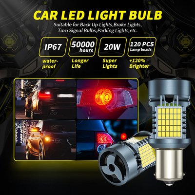 Lampade a LED con Canbus 2016 120SMD T20 1156 1157 3156 3157 Lampade a LED per il segnale di svolta