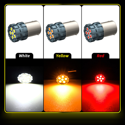 100% Canbus Bau15S Ba15S T25 1156 lampadina a LED 900Lm 3030 chip 6LED 12V luci di segnale di frenata 6W