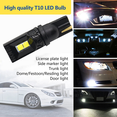 Lampade a LED a 360 gradi T10 194 168 147 W5W 3030 Lampade a LED per interni di auto