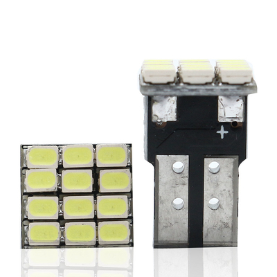 Potenza 9W lampadine a LED impermeabile IP67 360 gradi Luce automobilistica 12v T10 12SMD 1206 3020 Luce da lettura Targa