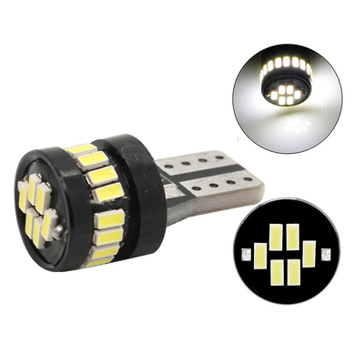 3014 LED chip lampadine automobilistiche luce bianca 360 gradi angolo di fascio T10 3014 24smd corrente costante lampadina a LED luminosa