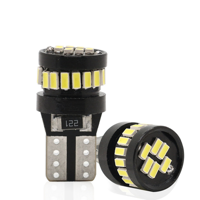 3014 LED chip lampadine automobilistiche luce bianca 360 gradi angolo di fascio T10 3014 24smd corrente costante lampadina a LED luminosa