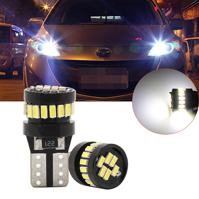 3014 LED chip lampadine automobilistiche luce bianca 360 gradi angolo di fascio T10 3014 24smd corrente costante lampadina a LED luminosa