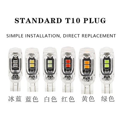 360 gradi lampadina a LED Targa di licenza automobilistica T10 2835 3030 5smd LED Highlight 5W5 Nonpolar Small Width Lamp