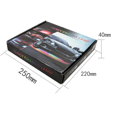 Luce interna a LED per autoveicoli Controllo remoto multicolore ABS flessibile 12V Car LED Strip Light