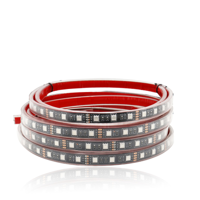 Luce interna a LED per autoveicoli Controllo remoto multicolore ABS flessibile 12V Car LED Strip Light