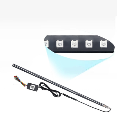 Universal ABS Car Interior LED Lampade impermeabile 56CM Car Flash Strobe Light Knight Rider Scanner Light
